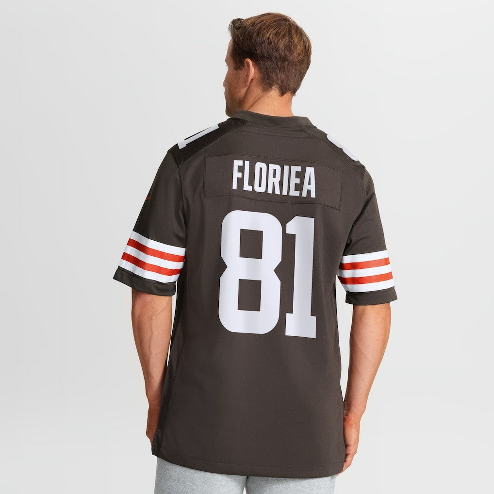 Nike Luke Floriea Cleveland Browns Team Game Jersey Brown