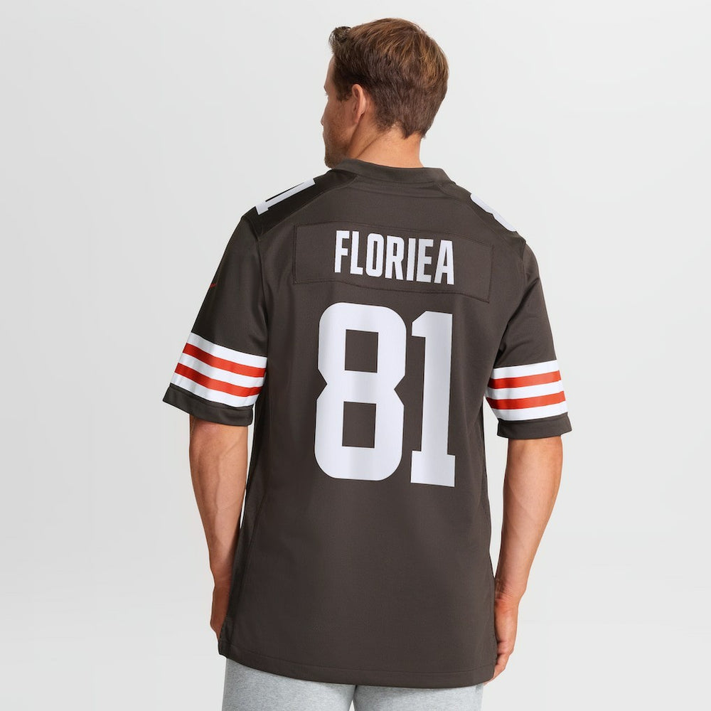 Nike Luke Floriea Cleveland Browns Team Game Jersey Brown