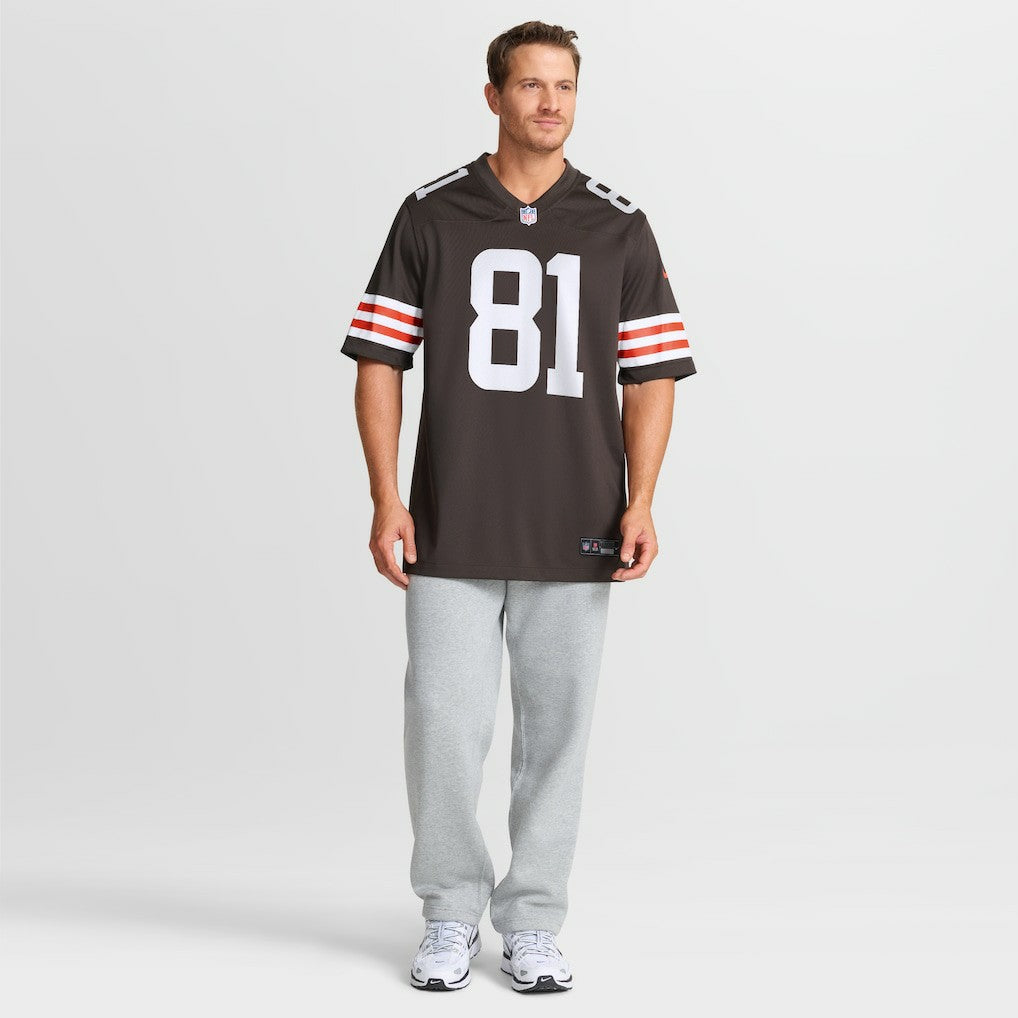 Nike Luke Floriea Cleveland Browns Team Game Jersey Brown