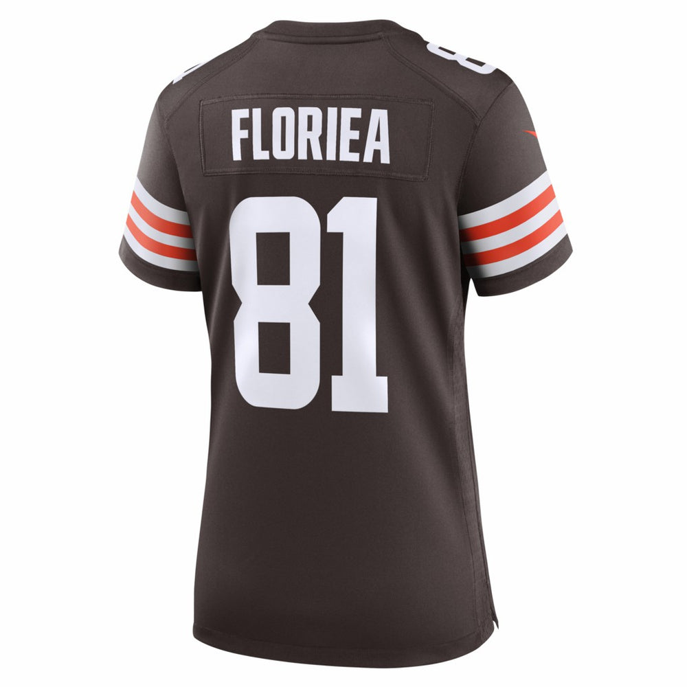 Nike Luke Floriea Cleveland Browns Women's Team Game Jersey Brown
