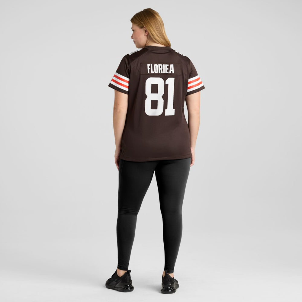 Nike Luke Floriea Cleveland Browns Women's Team Game Jersey Brown