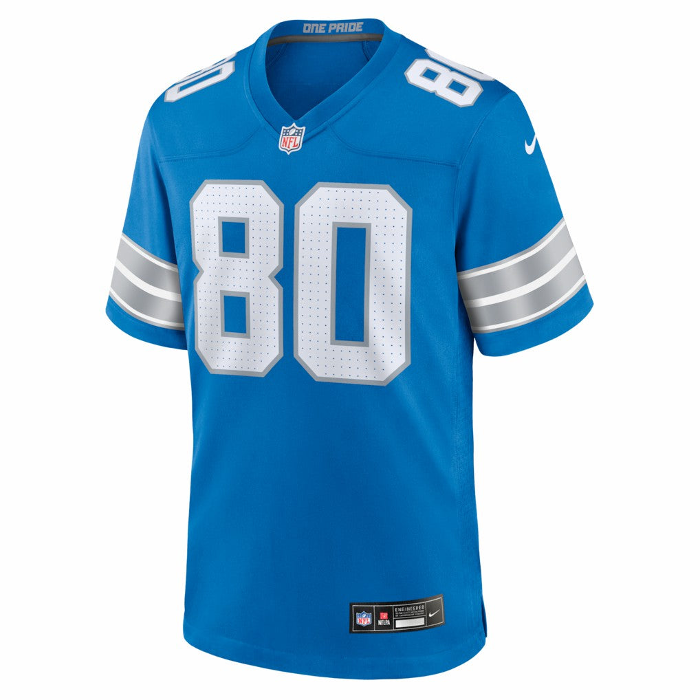 Nike Malik Cunningham Detroit Lions Team Game Jersey Blue