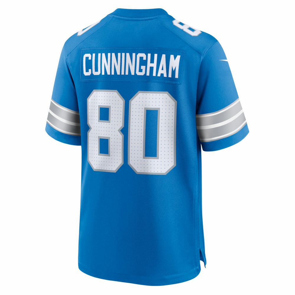 Nike Malik Cunningham Detroit Lions Team Game Jersey Blue