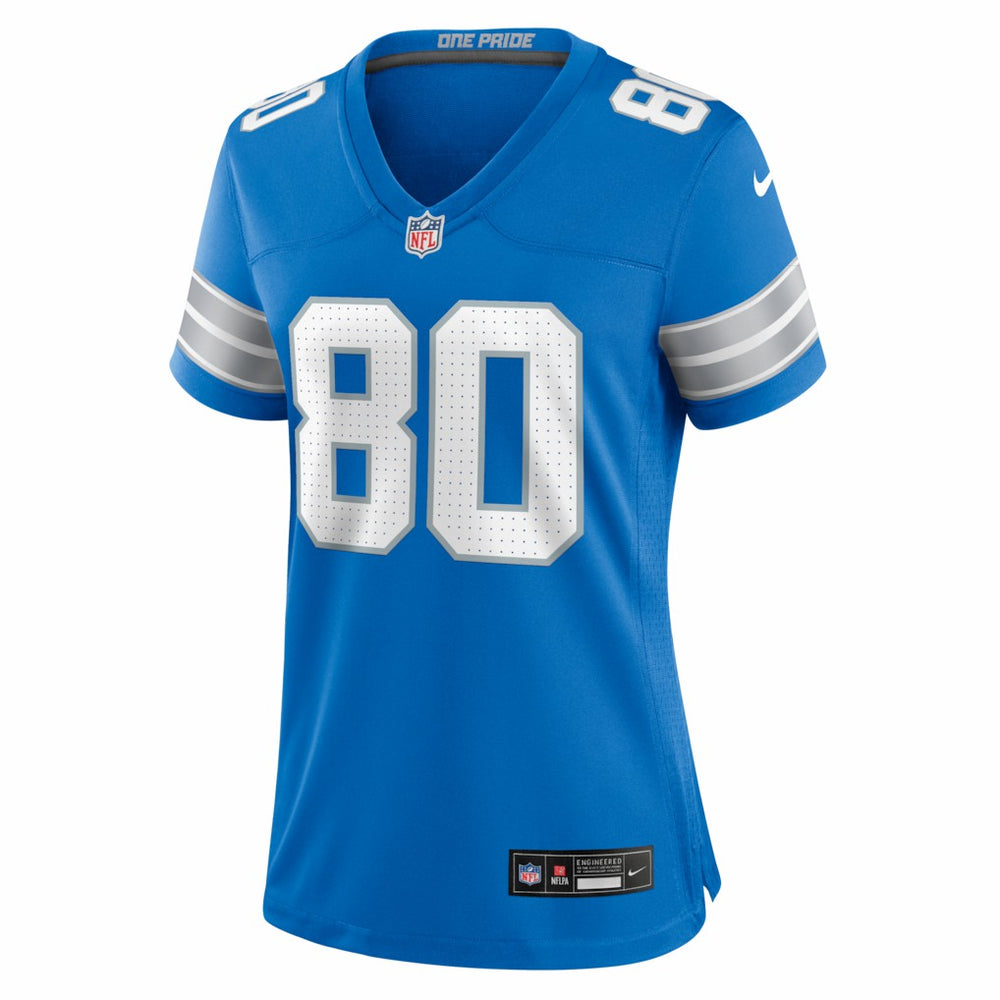 Nike Malik Cunningham Detroit Lions Women's Team Game Jersey Blue