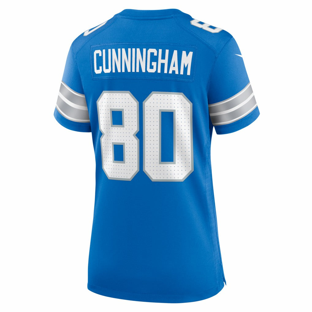 Nike Malik Cunningham Detroit Lions Women's Team Game Jersey Blue