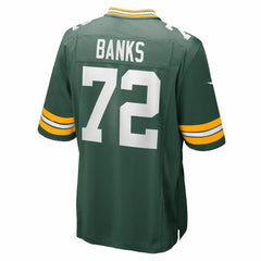 Nike Brant Banks Green Bay Packers Team Game Jersey Green