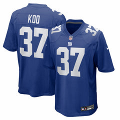 Nike Younghoe Koo New York Giants Team Game Jersey Royal