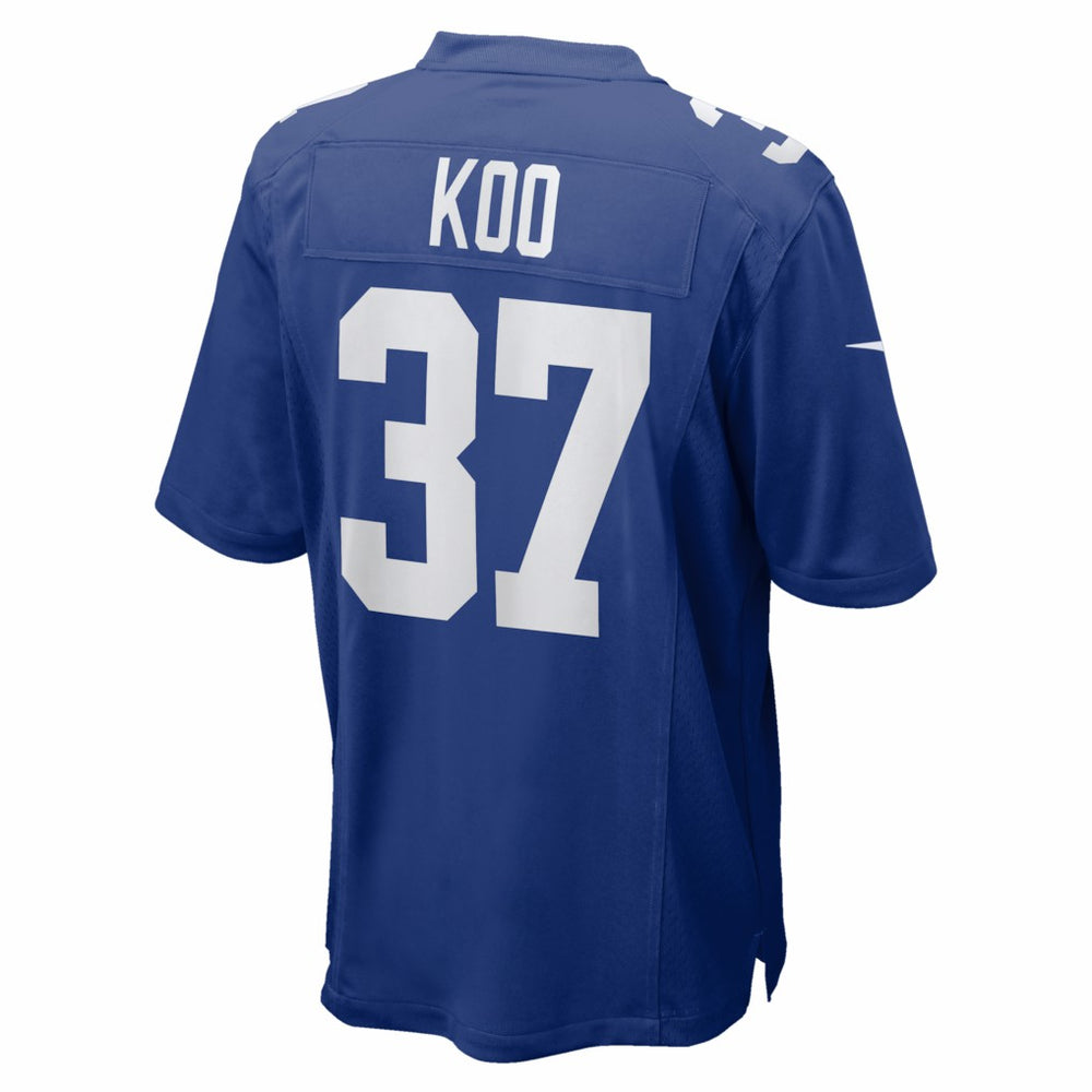 Nike Younghoe Koo New York Giants Team Game Jersey Royal