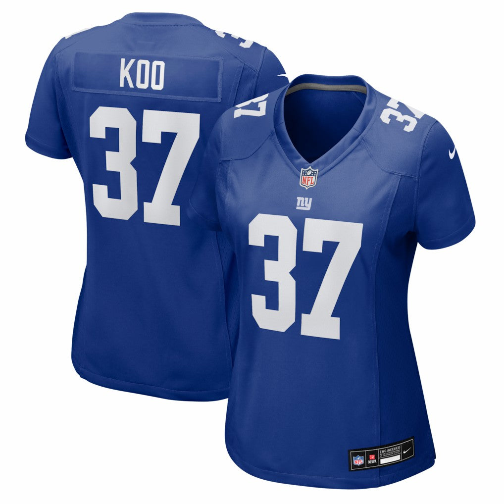 Nike Younghoe Koo New York Giants Women's Team Game Jersey Royal