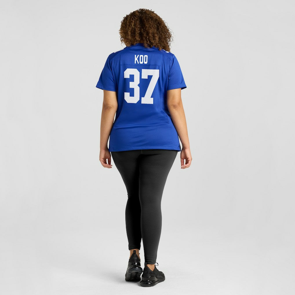 Nike Younghoe Koo New York Giants Women's Team Game Jersey Royal