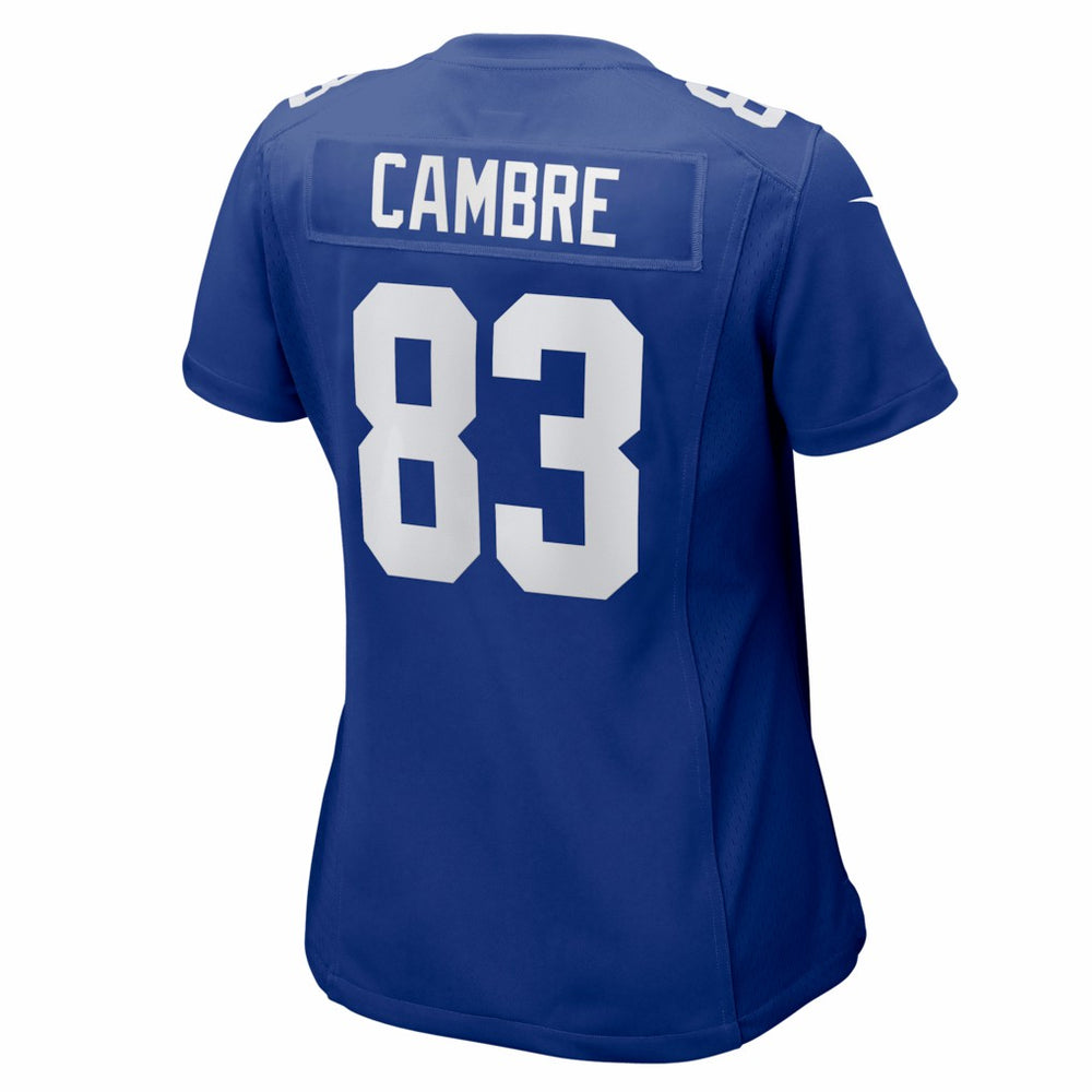 Nike Dalen Cambre New York Giants Women's Team Game Jersey Royal