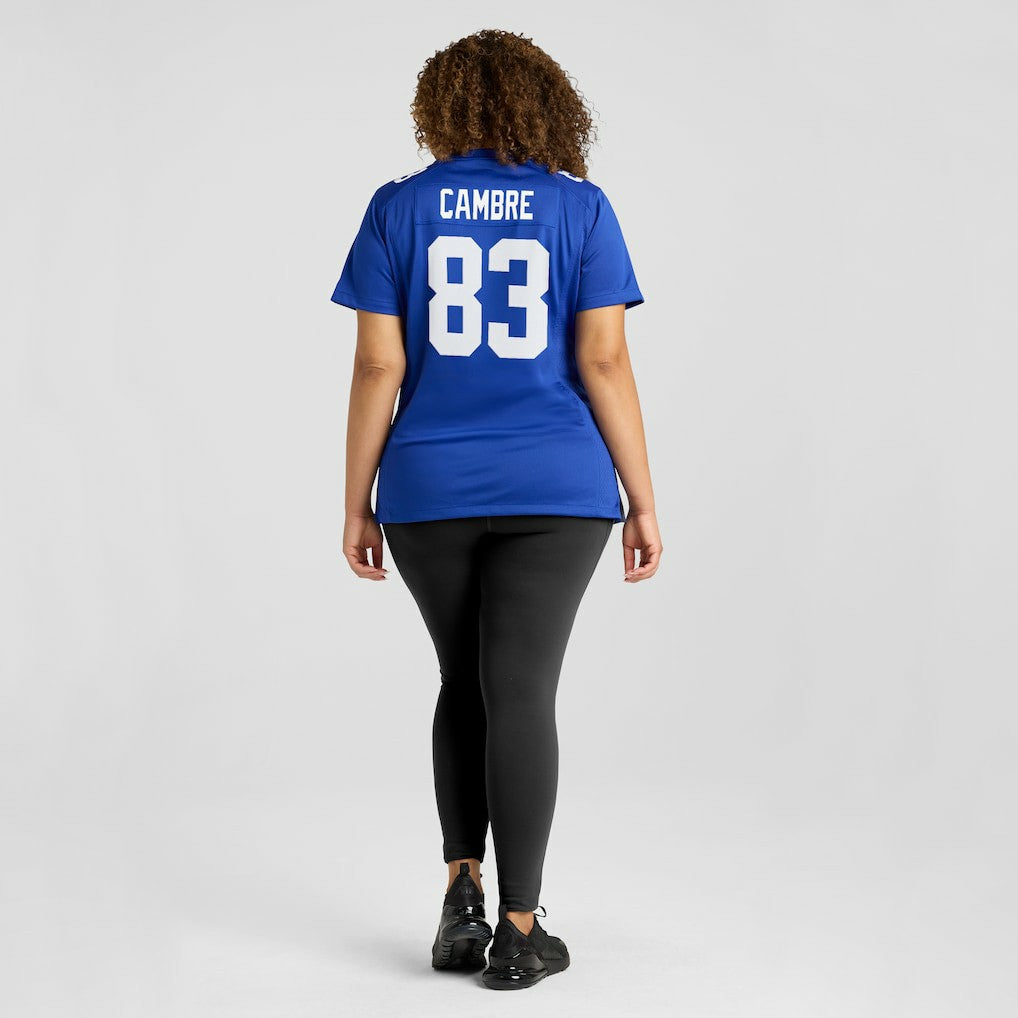 Nike Dalen Cambre New York Giants Women's Team Game Jersey Royal