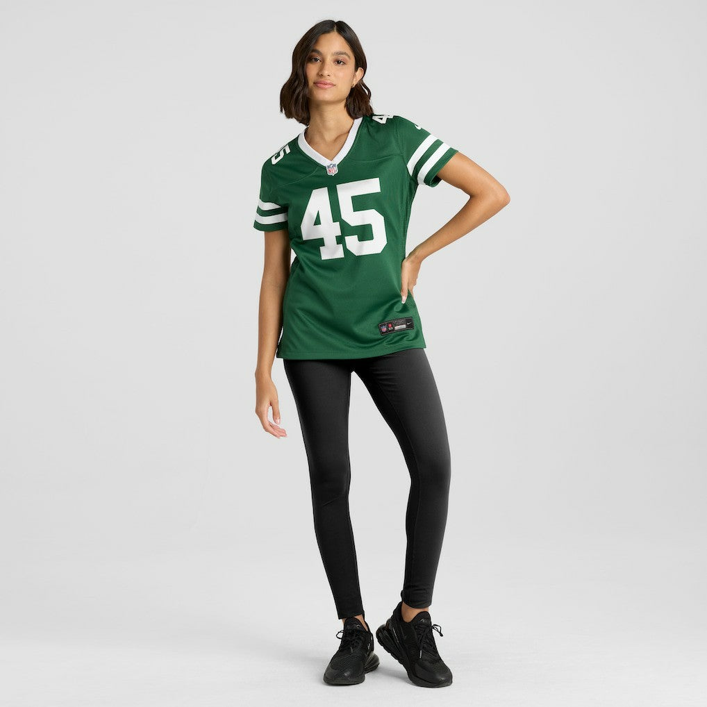 Nike Mark Robinson New York Jets Women's Team Game Jersey Legacy Green