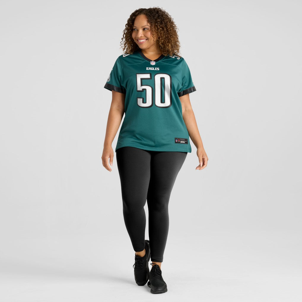 Nike Lance Dixon Philadelphia Eagles Women's Team Game Jersey Midnight Green