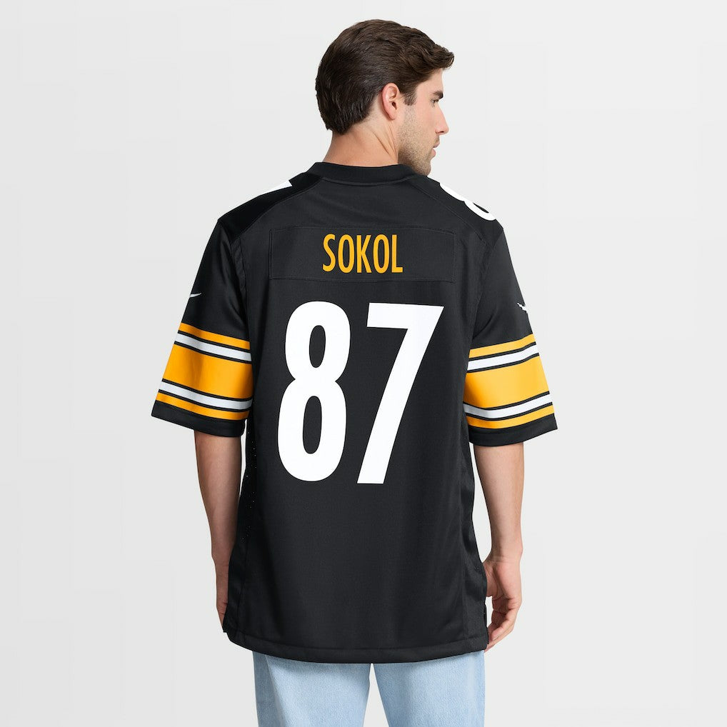 Nike Matt Sokol Pittsburgh Steelers Team Game Jersey Black