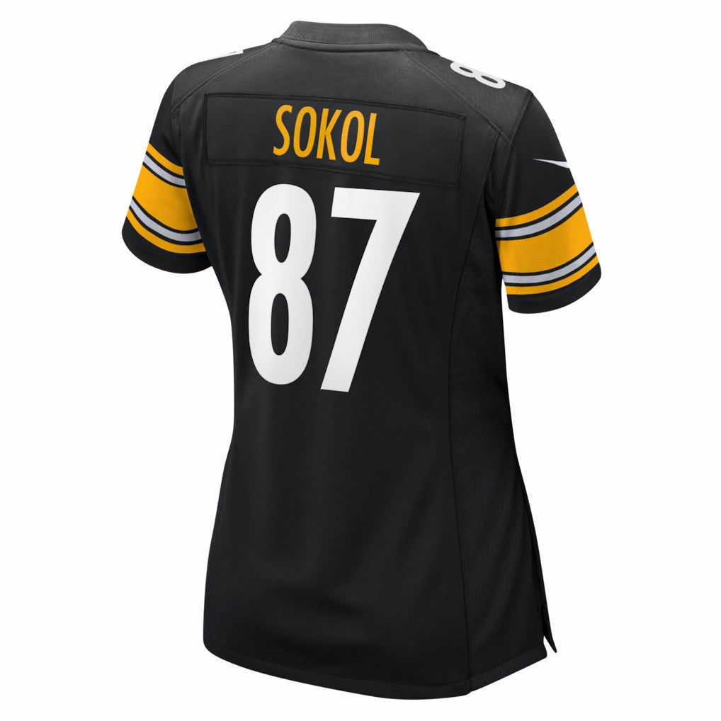 Nike Matt Sokol Pittsburgh Steelers Women's Team Game Jersey Black