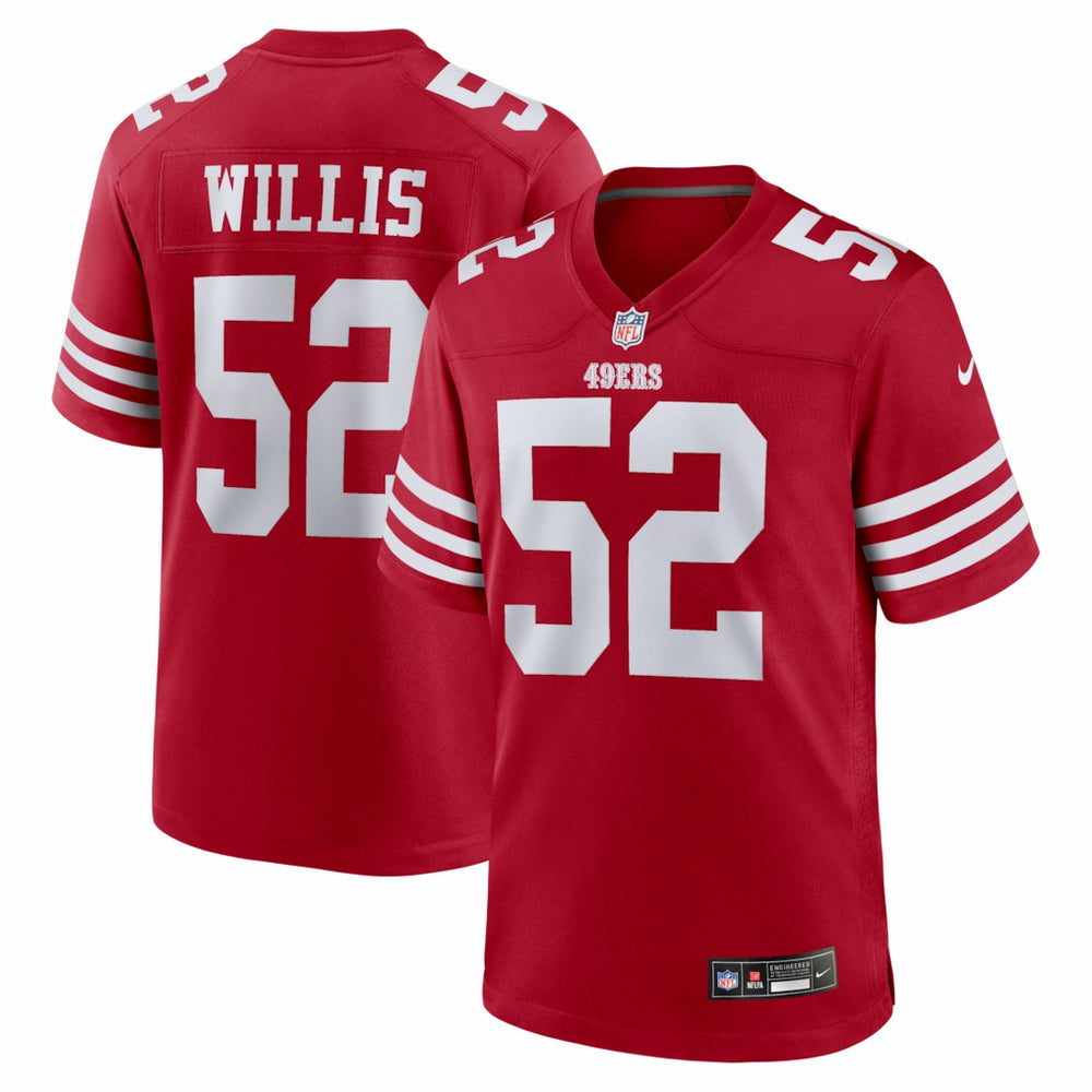 Nike Messiah Swinson San Francisco 49ers Team Game Jersey Scarlet
