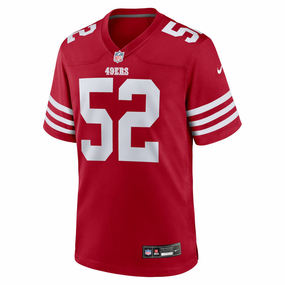 Nike Messiah Swinson San Francisco 49ers Team Game Jersey Scarlet