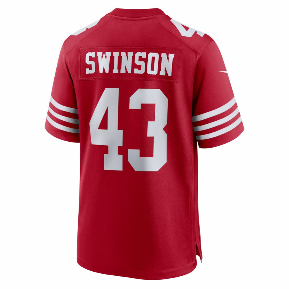 Nike Messiah Swinson San Francisco 49ers Team Game Jersey Scarlet