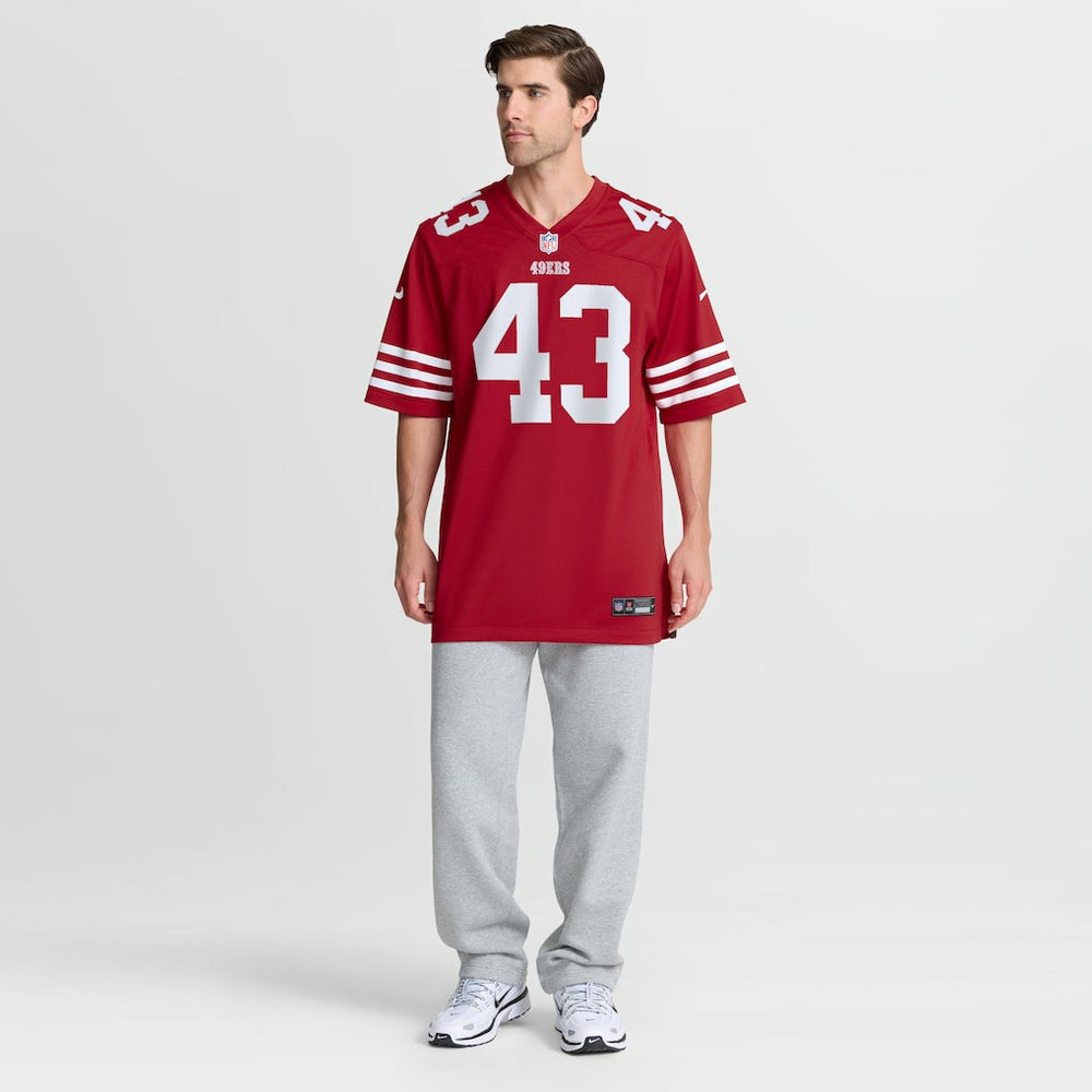 Nike Messiah Swinson San Francisco 49ers Team Game Jersey Scarlet