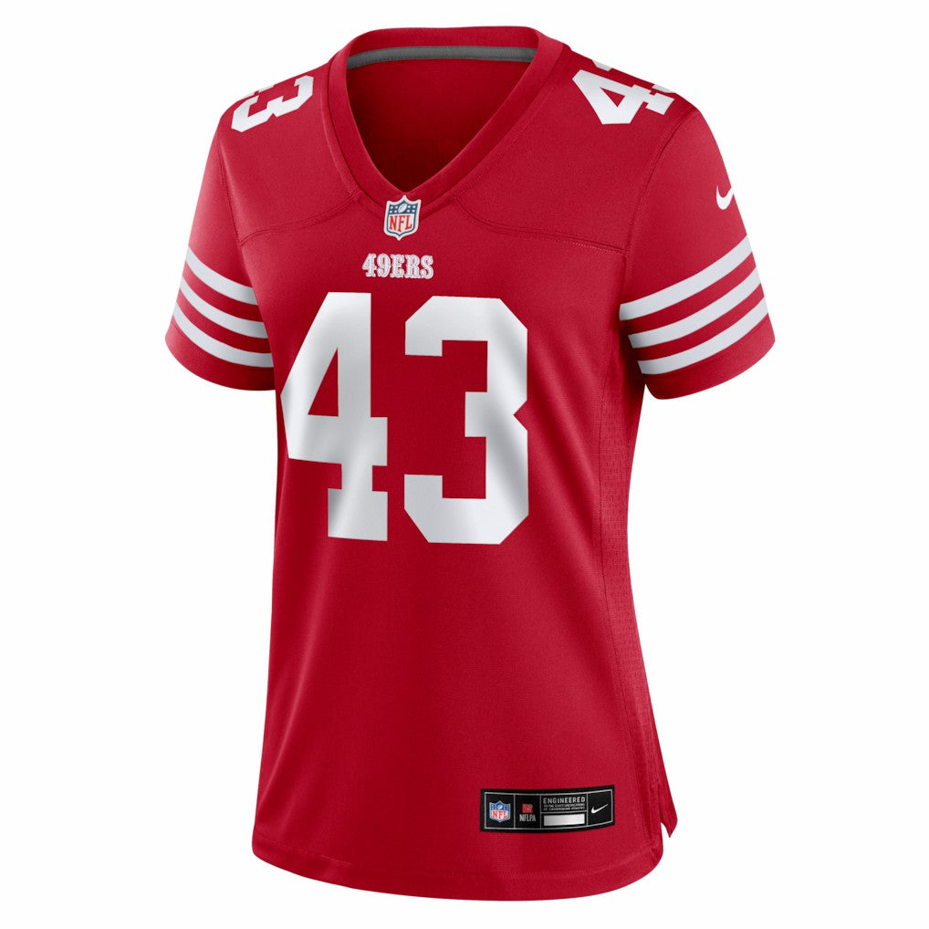 Nike Messiah Swinson San Francisco 49ers Women's Team Game Jersey Scarlet