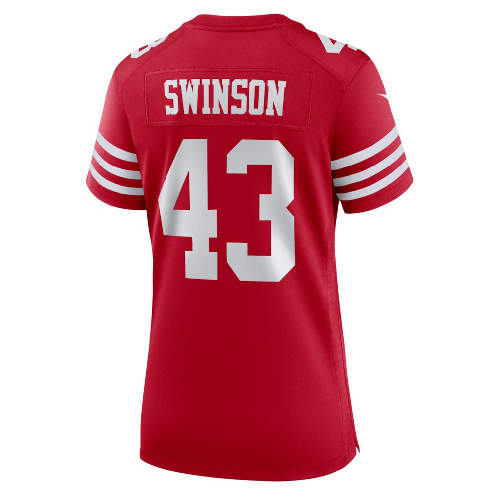 Nike Messiah Swinson San Francisco 49ers Women's Team Game Jersey Scarlet