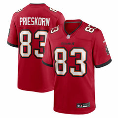 Nike Caden Prieskorn Tampa Bay Buccaneers Team Game Jersey Red