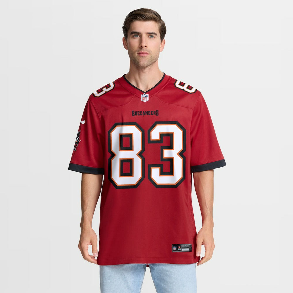 Nike Caden Prieskorn Tampa Bay Buccaneers Team Game Jersey Red