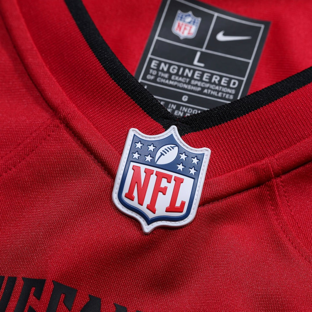 Nike Caden Prieskorn Tampa Bay Buccaneers Team Game Jersey Red