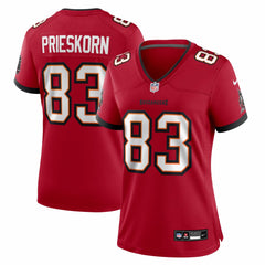 Nike Caden Prieskorn Tampa Bay Buccaneers Women's Team Game Jersey Red