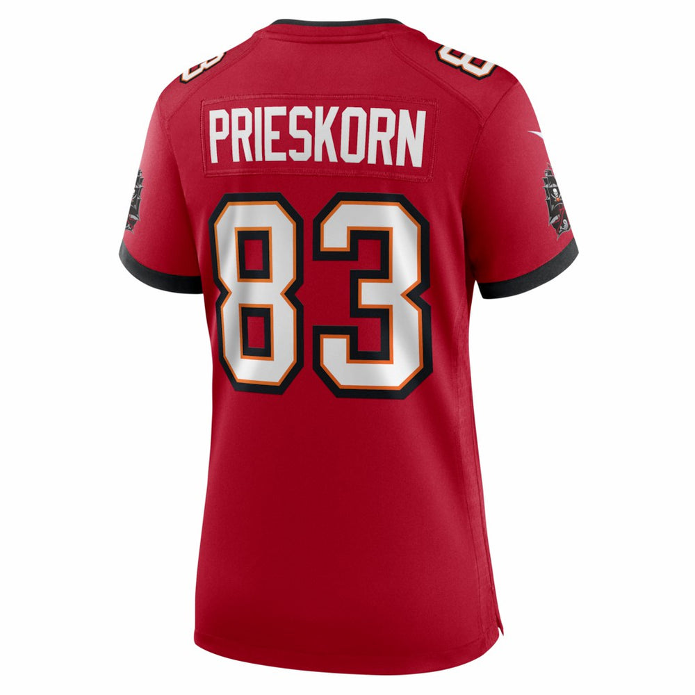 Nike Caden Prieskorn Tampa Bay Buccaneers Women's Team Game Jersey Red