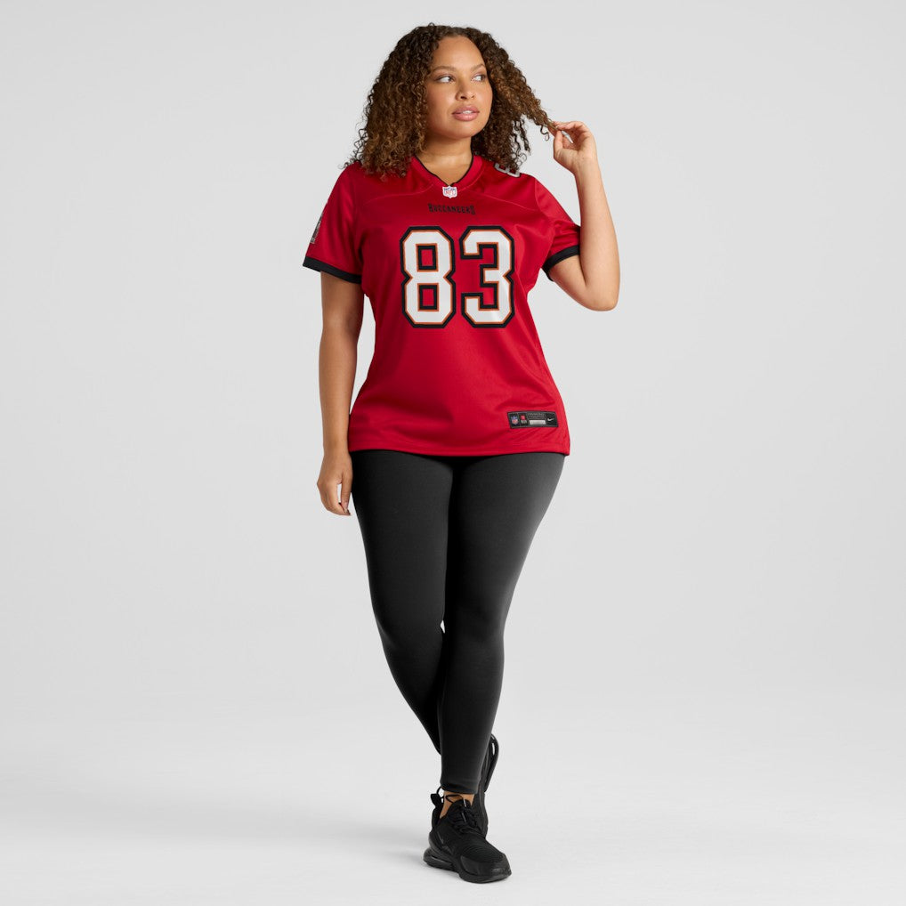 Nike Caden Prieskorn Tampa Bay Buccaneers Women's Team Game Jersey Red