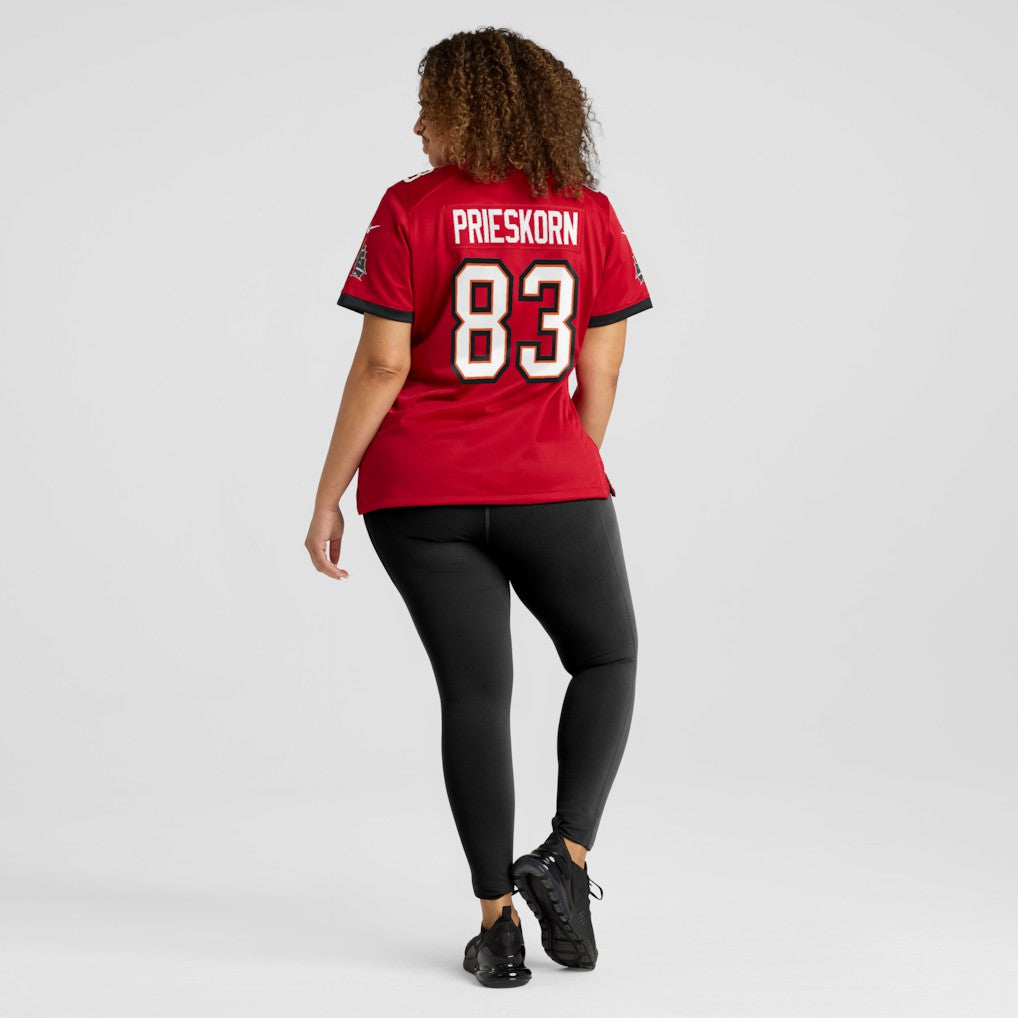 Nike Caden Prieskorn Tampa Bay Buccaneers Women's Team Game Jersey Red