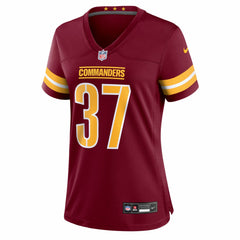 Nike Car'lin Vigers Washington Commanders Women's Team Game Jersey Burgundy