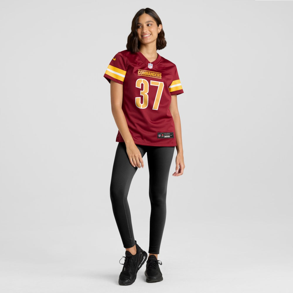 Nike Car'lin Vigers Washington Commanders Women's Team Game Jersey Burgundy