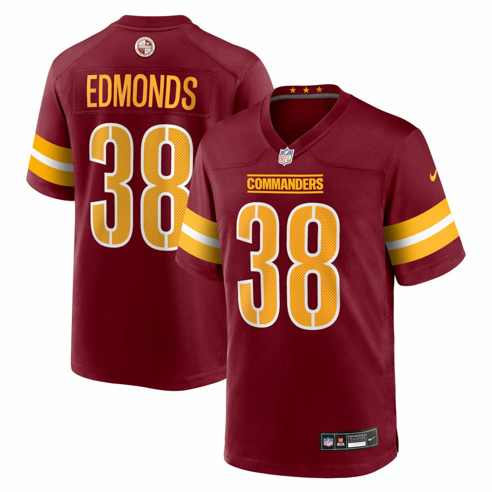 Nike Chase Edmonds Washington Commanders Team Game Jersey Burgundy