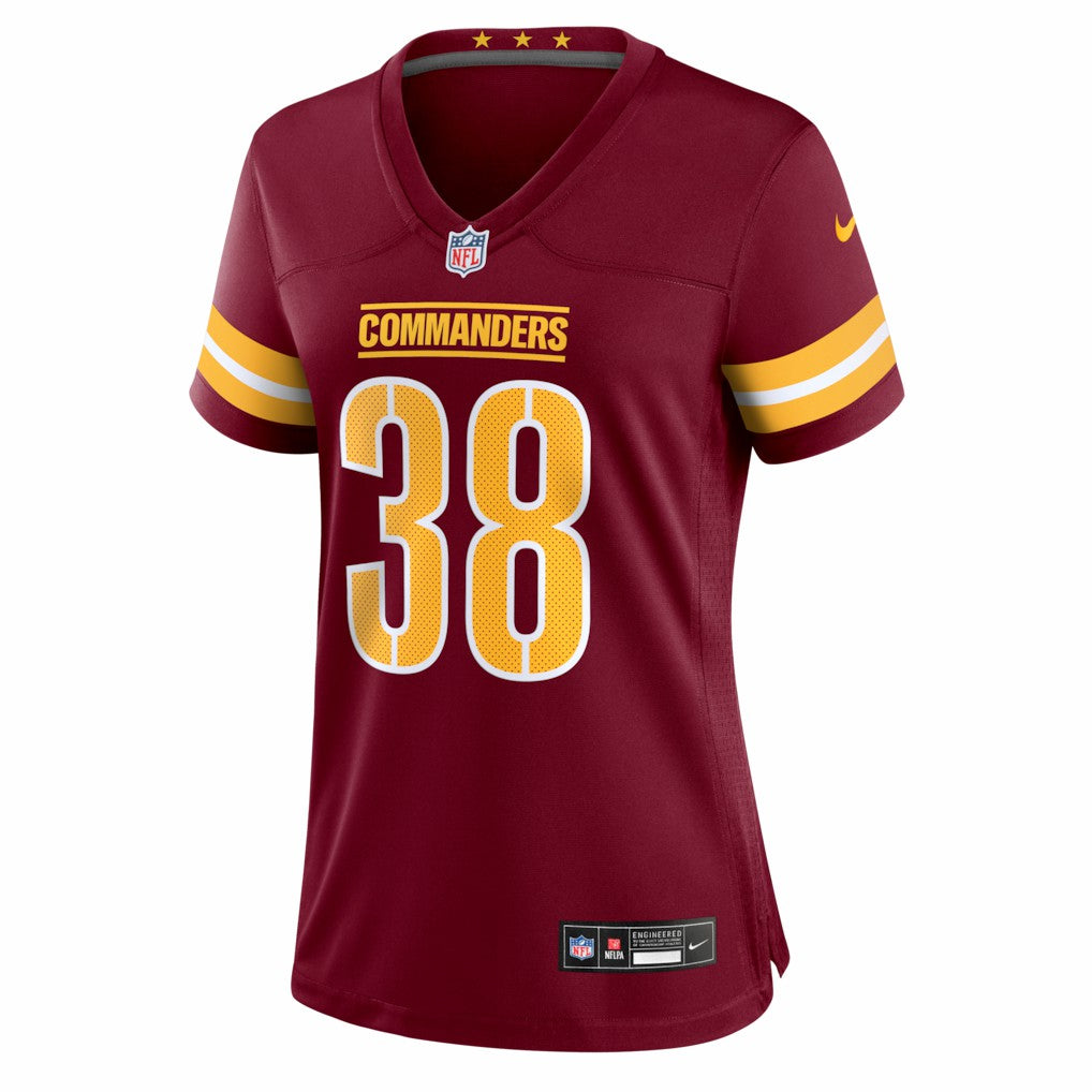 Nike Chase Edmonds Washington Commanders Women's Team Game Jersey Burgundy
