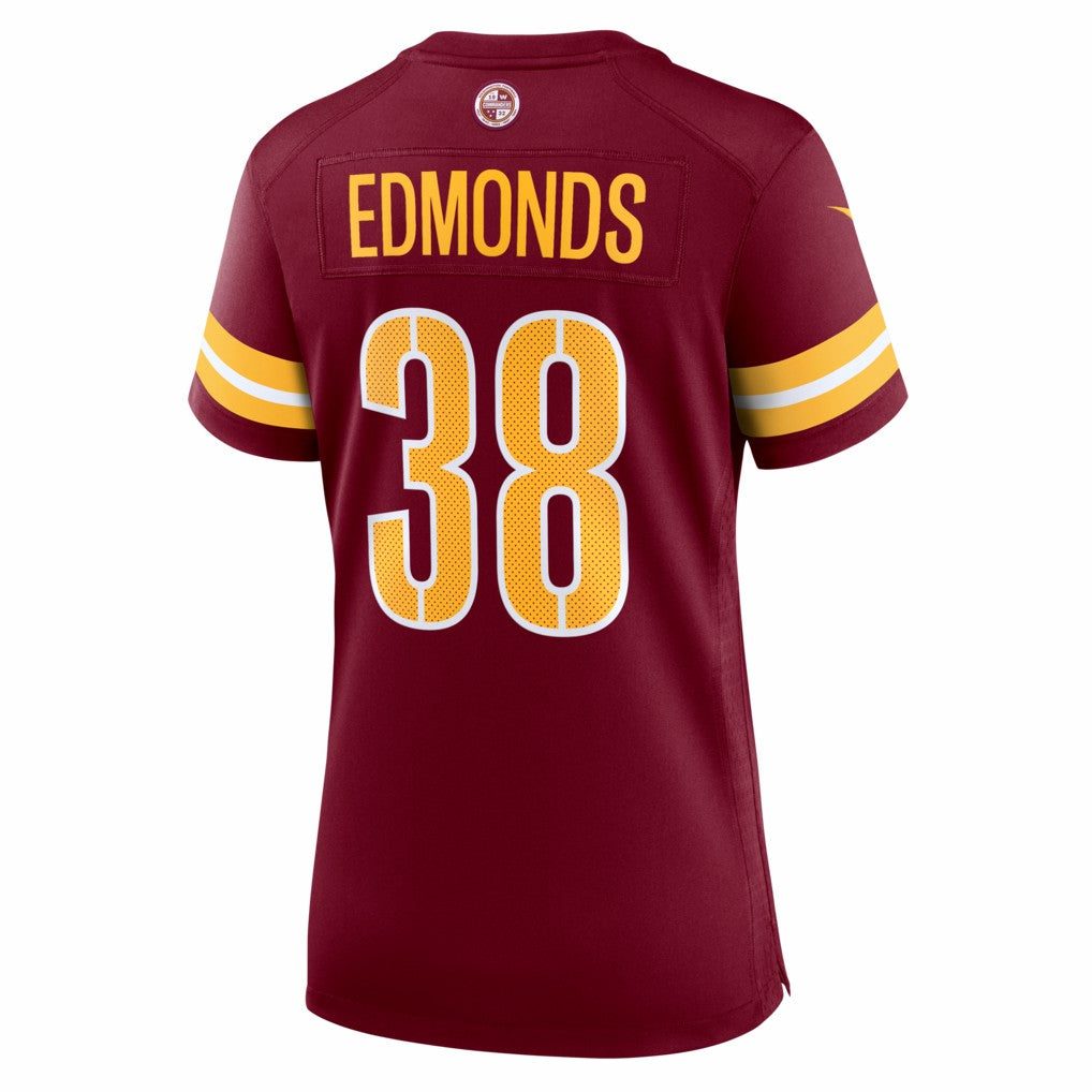 Nike Chase Edmonds Washington Commanders Women's Team Game Jersey Burgundy