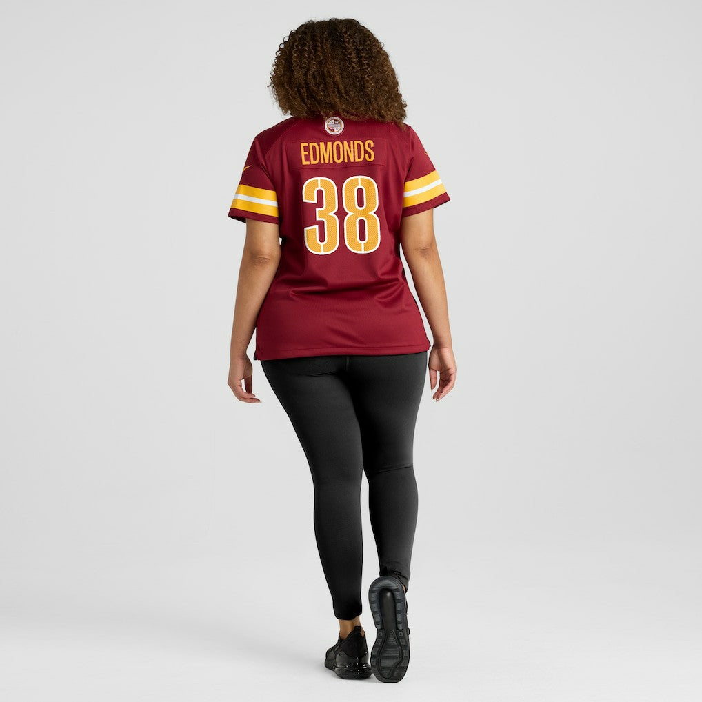 Nike Chase Edmonds Washington Commanders Women's Team Game Jersey Burgundy