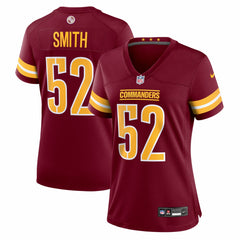 Nike Preston Smith Washington Commanders Women's Team Game Jersey Burgundy