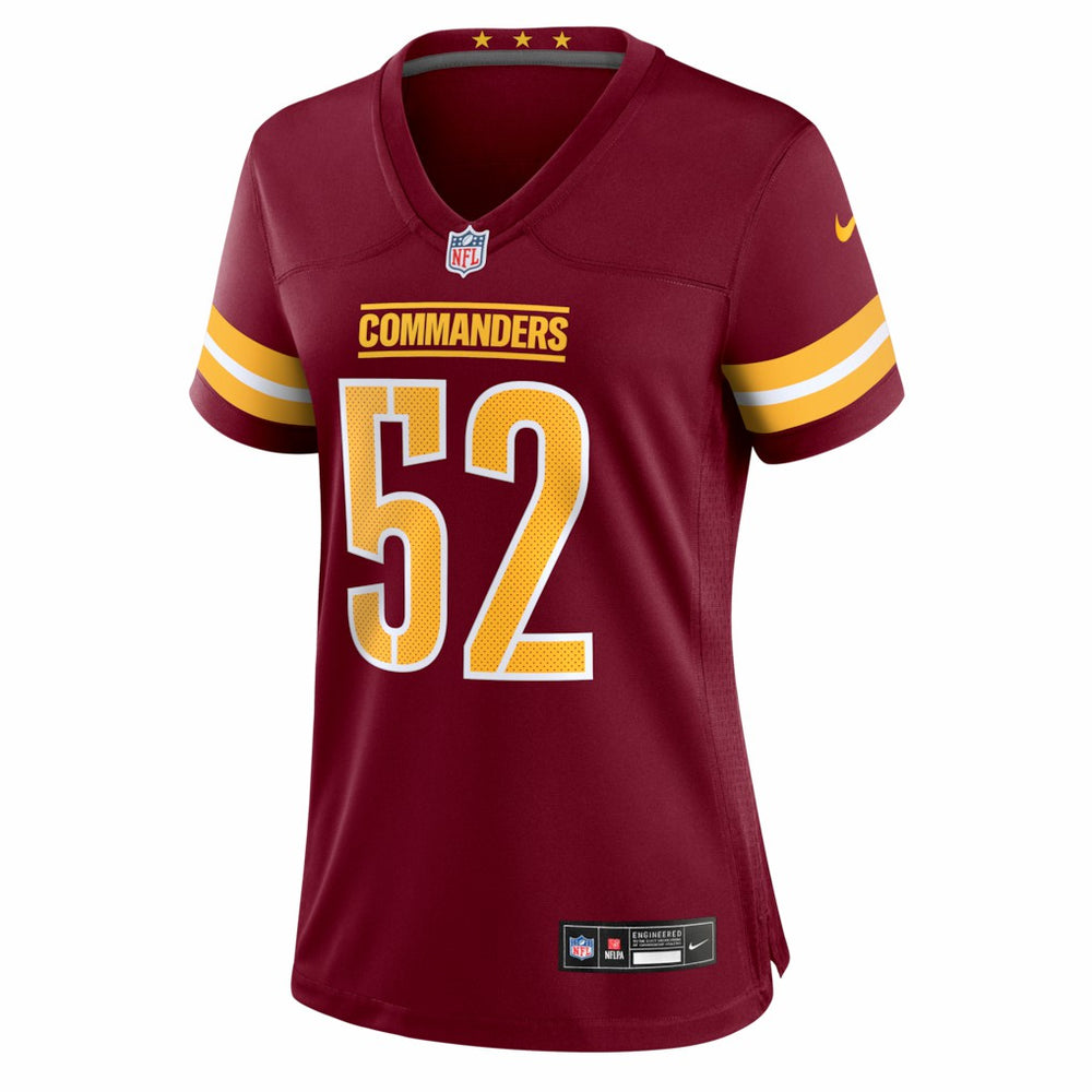 Nike Preston Smith Washington Commanders Women's Team Game Jersey Burgundy