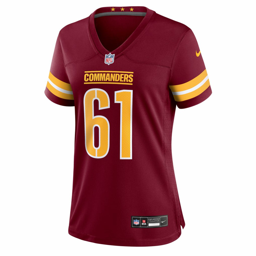 Nike Tyler Cooper Washington Commanders Women's Team Game Jersey Burgundy