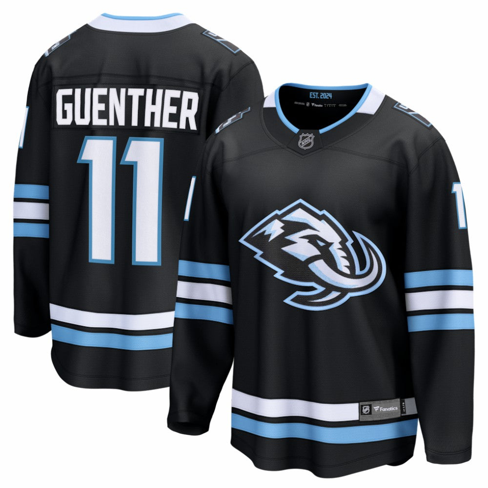 Dylan Guenther Utah Mammoth Fanatics Home Breakaway Player Jersey - Black - NHL 203513283