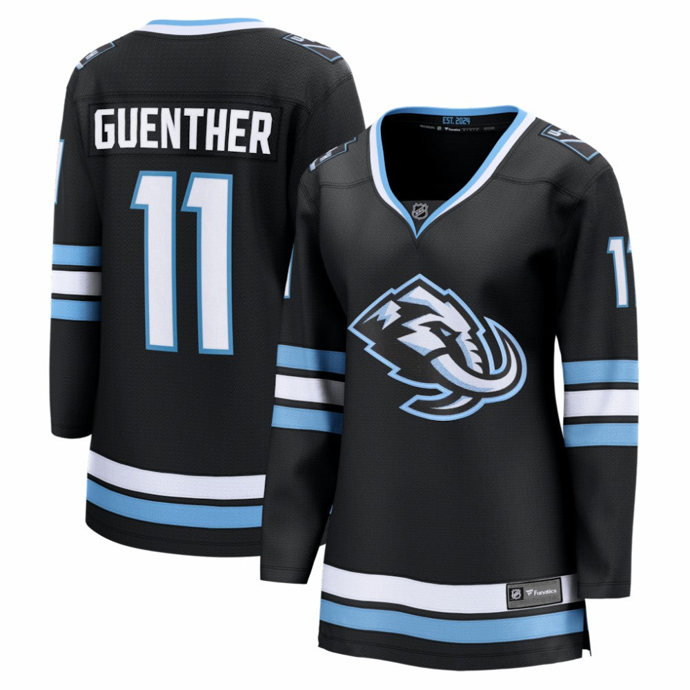 Dylan Guenther Utah Mammoth Fanatics Women's Home Breakaway Player Jersey - Black - NHL 203513290