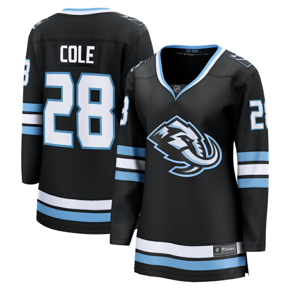Ian Cole Utah Mammoth Fanatics Women's Home Breakaway Player Jersey - Black - NHL 203513294