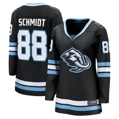 Nate Schmidt Utah Mammoth Fanatics Women's Home Breakaway Player Jersey - Black - NHL 203513296