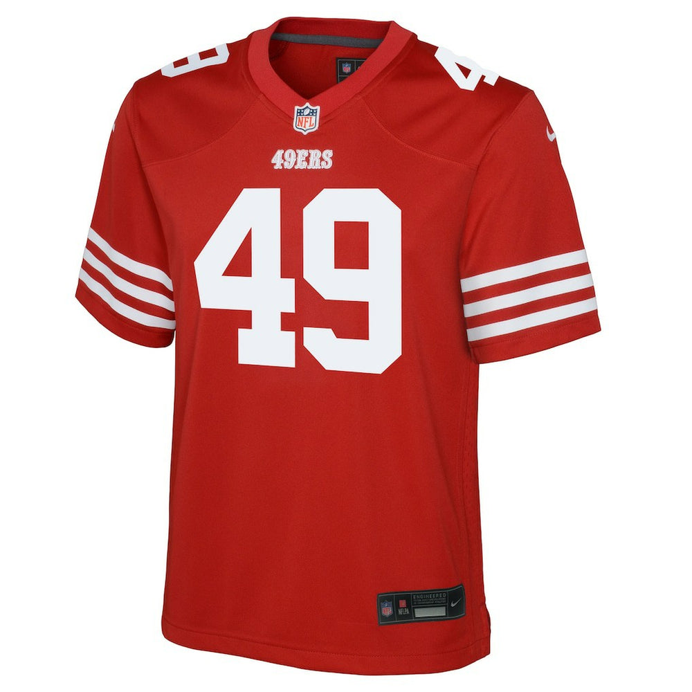 Nike The Faithful San Francisco 49ers Youth Team Game Jersey Scarlet