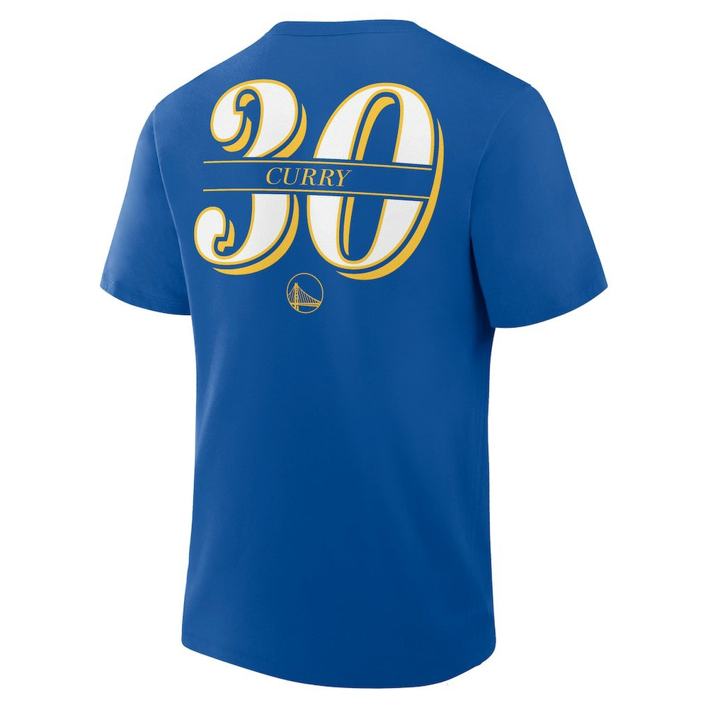 Stephen Curry Golden State Warriors In The Paint Name & Number T-Shirt for sale Royal | Fanatics online