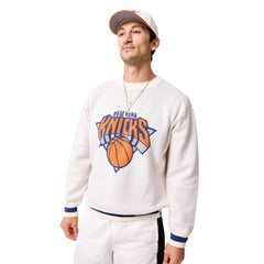 New York Knicks Terez Unisex Oversized Sweater Cream