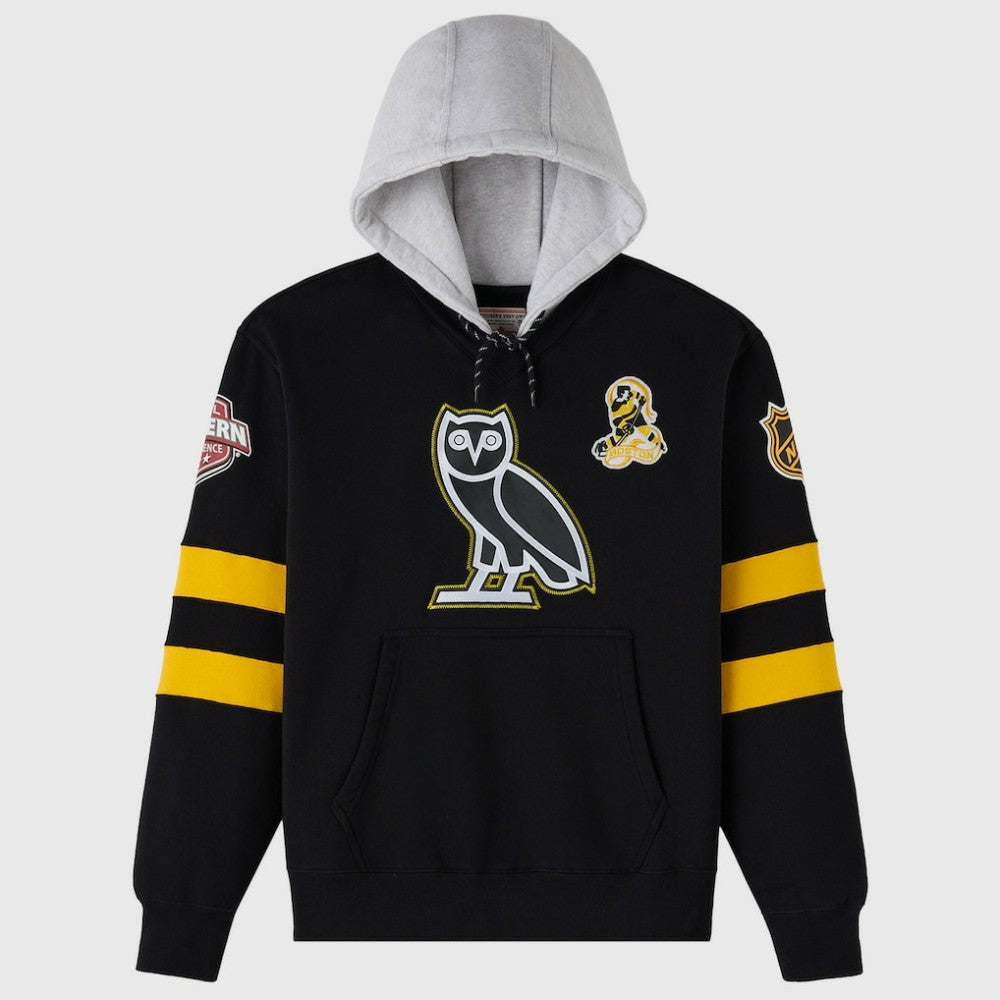 Boston Bruins OVO x NHL Fleece Hoodie - Black - NHL 203514865